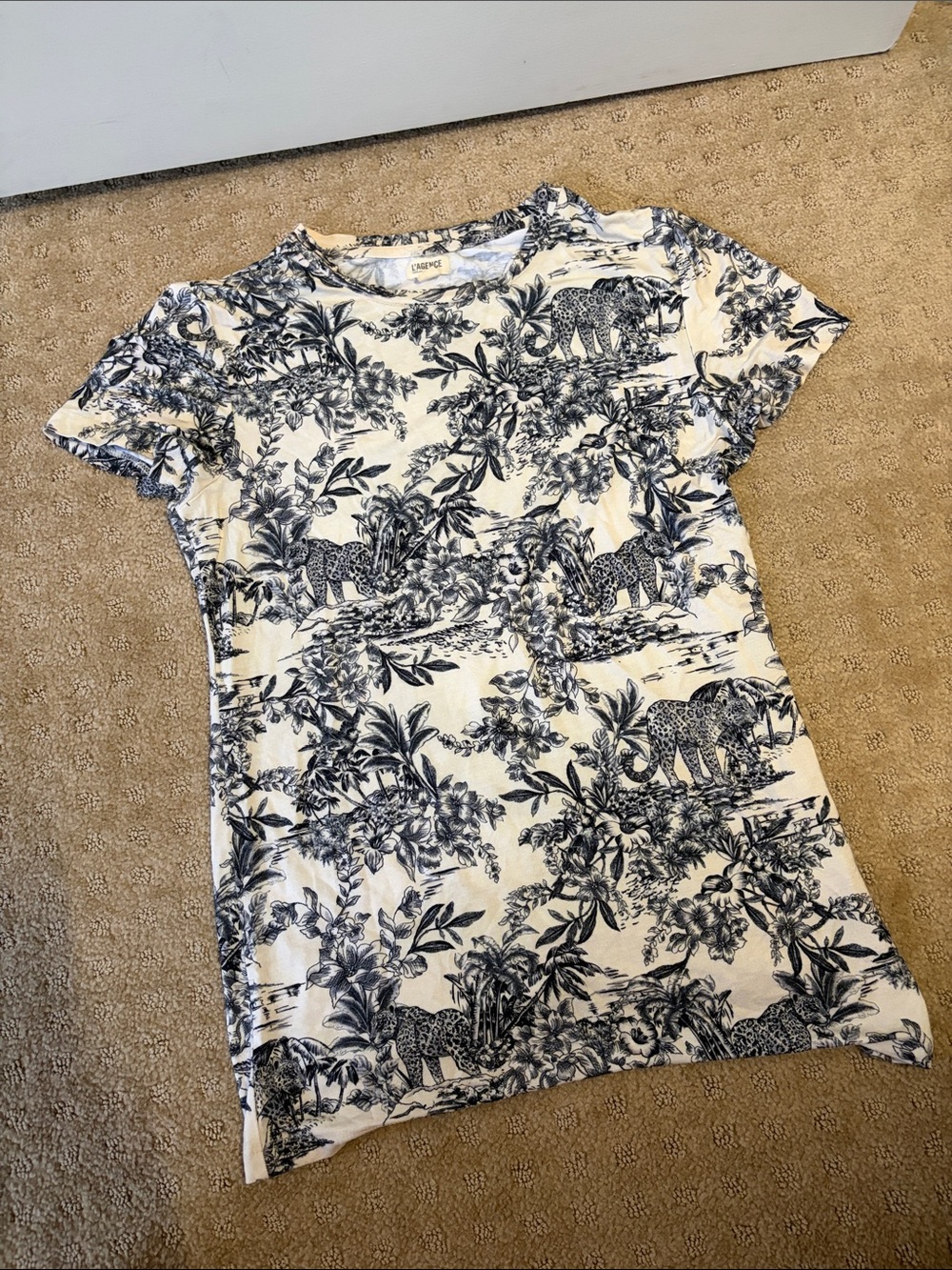 L’Agence jungle print t-shirt